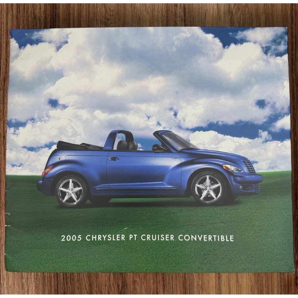 2005 Chrysler PT Cruiser Convertible Original Sales‎ Dealership Catalog